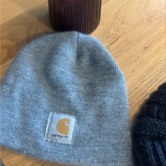 Carhartt hat Gray and Black Knit Beanie Duo - Picture 2 of 3